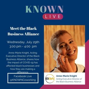 7-29-20 Known Live Black Business Alliance Instagram 7-29-20 Known Live Black Business Alliance Instagram