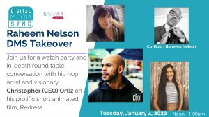 Raheem Nelson DMS Takeover with CEO Host of Digitial Media sync Giulia Gambale with guests Raheem Nelson, CEO and Alexia